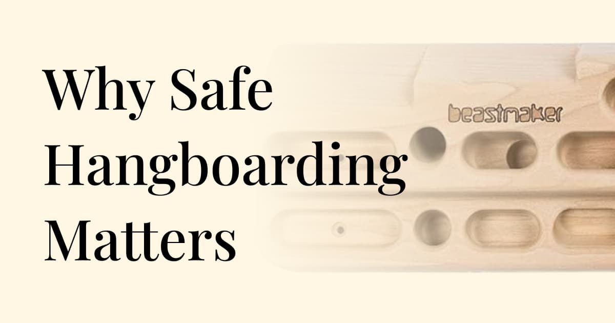Safe Hangboarding for Climbers: A Beginner's Guide to Injury-Free Training